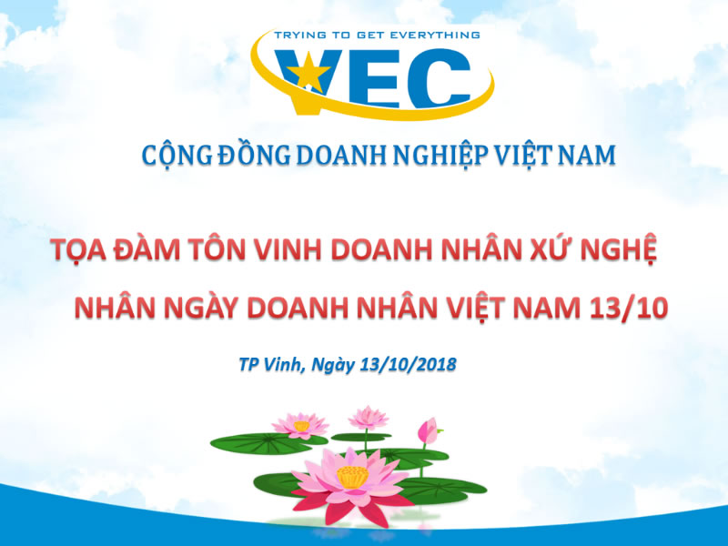 Chương trình “Kết nối và Tôn vinh Doanh Nhân Xứ Nghệ"
