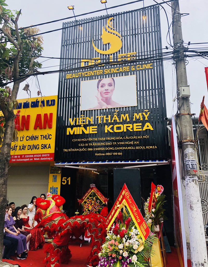 Khai trương thẩm mỹ viện Mine Korea