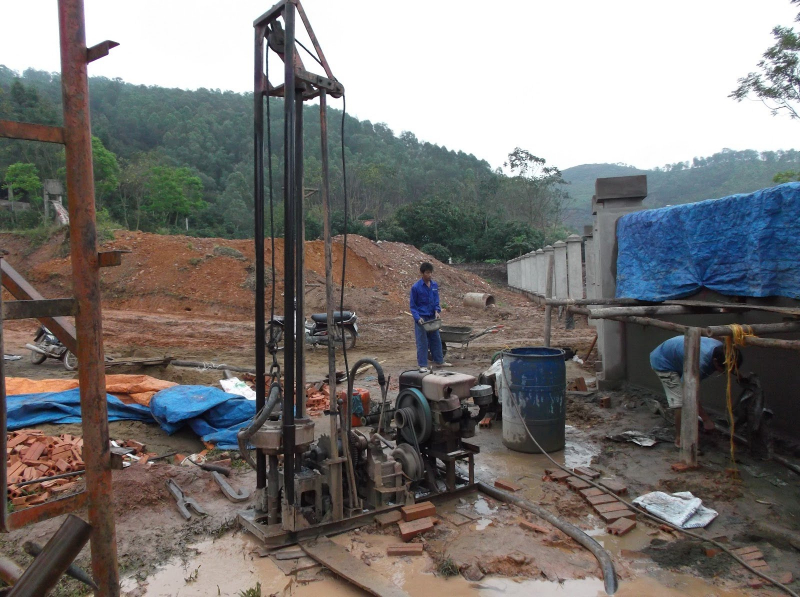Khoan giếng nước tại Vinh Nghệ An Hà Tĩnh