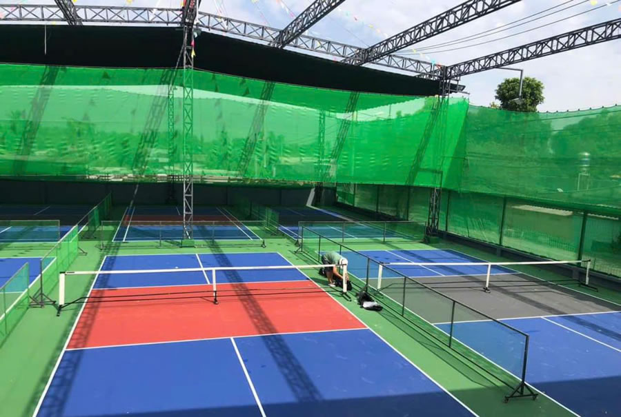 Thi công sơn xây dựng sân Pickleball Vinh Nghệ An