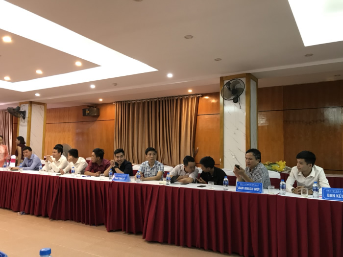Hình ảnh VEC Stars Group kết nạp thành viên