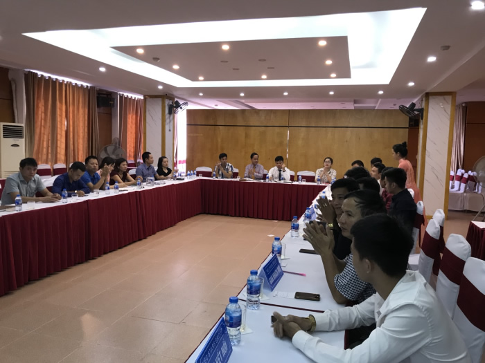 Hình ảnh VEC Stars Group kết nạp thành viên