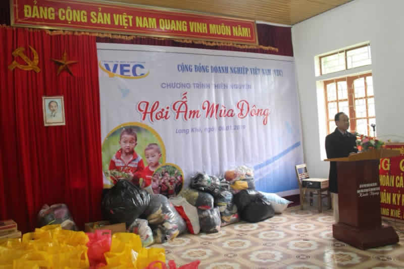 Hoạt động thiện nguyện Hơi Ấm Mùa Đông 2018