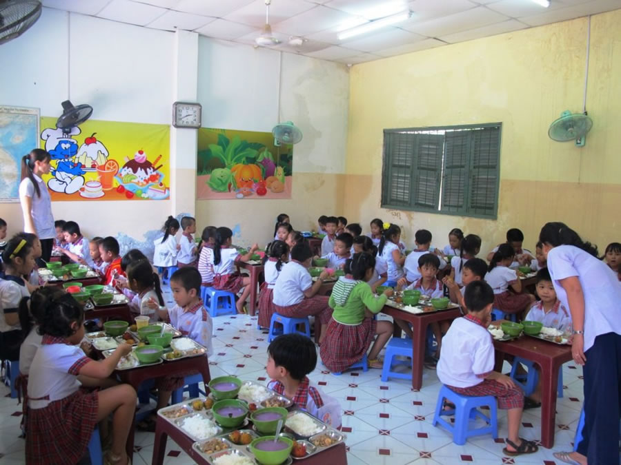 Thực phẩm trường học, suất ăn công nghiệp Vinh Nghệ An